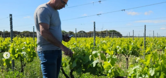 Christophe Chouvet utilisant son Nutriscope