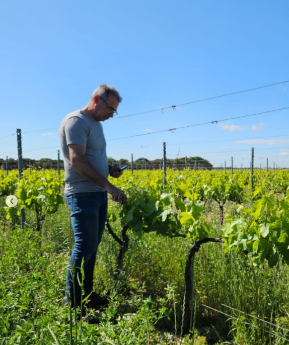 Christophe Chouvet Christophe Chouvet utilisant son Nutriscope