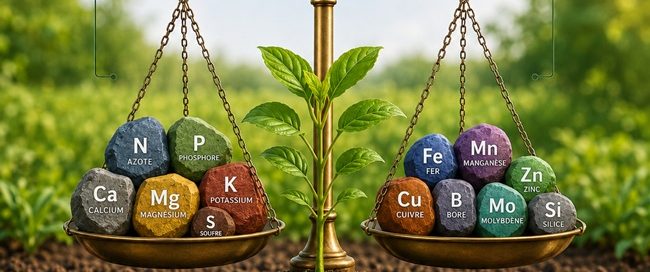 Équilibres entre minéraux et oligo-éléments