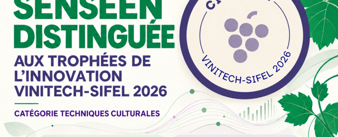 Senseen reçoit une citation aux Trophées de l'Innovation Vinitech-Sifel 2026