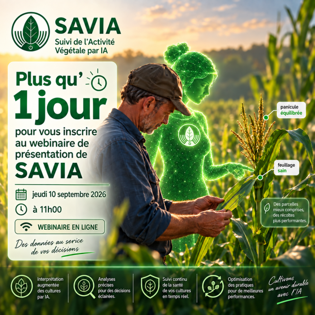 Inscription au webinaire de présentation de SAVIA