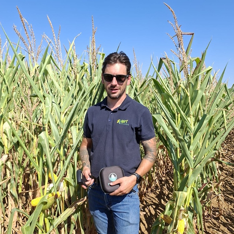 Nicolas Liothaud avec son Nutriscope